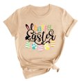 thumbnail image 2 of RKSTN Tops for Women 2024 Casual Été en Vrac Grande Taille Pâques Blouse Imprimée Graphique Tops Mode Col Rond Manches Courtes T-shirt, 2 of 4