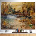 thumbnail image 2 of Design Art - Peinture à l'Huile Ruisseau dans la Forêt, 2 of 5