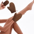 thumbnail image 4 of MORESEC Self Tanning Mitts, 2 Pack Flocking Gloves for Sunscreen Lotion Application, Streak Free Tan Applicator for Body Face, Reusable Washable Mitts, 4 of 9