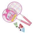 thumbnail image 2 of HILABEE Badminton Racket for Children Badminton Shuttlecocks for Kids Adults Outside Pink, 2 of 9