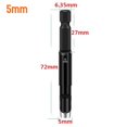 thumbnail image 1 of Hex Shank Adapter Electric Machine Hollow Punch for Drill Cardboard Leather Belt, 1 of 5