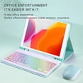 thumbnail image 2 of iPad Keyboard Case 9.7 for iPad 2018 6th Gen  iPad Pro 2017 5th Gen  iPad Air 4  Wireless Backlit Detachable Keyboard with Pencil Holder, 2 of 8