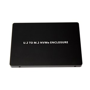 Amdohai SSD Enclosure M.2 NVME to U.2 SFF-8639 Solid State Drive Case Aluminum Alloy SSD Enclosure Easy Installation