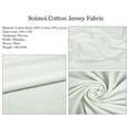 thumbnail image 4 of Soimoi White Cotton Jersey Fabric Rabbit Animal Printed Fabric 1 Yard 58 Inch Wide, 4 of 4