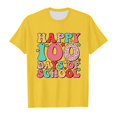 thumbnail image 4 of MEZZALL T-Shirts Imprimés pour Enfants Saison Scolaire Col Rond T-Shirt à Manches Courtes pour Garçons Filles Hauts Tee Coupe Décontractée, 12-13 Ans, 4 of 4