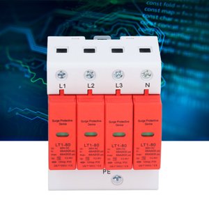 Surge Protective Device,4P Surge Protector Overvoltage P Arrester Device V Surge Protector Superior Craftsmanship