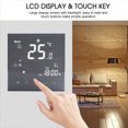 thumbnail image 3 of BTH-2000L-GALW WiFi Smart Water Heater Thermostat Digital Temperature Controller Large LCD Display Touch Buttons Voice Control Compatible with Amazon Echo/Google Home/Tmall Genie/IFTTT 5A AC 95-240V, 3 of 8