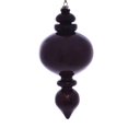 thumbnail image 1 of Vickerman MC198565 Ornement de Fleuron Rond en Bois Bordeaux de 9 Po - 3 par Sac, 1 of 3