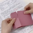 thumbnail image 3 of Graflsoa Bandes de Correction d'Étude Autocollantes, Options Rouge et Bleu, Format A6 144x96 mm, 21 Feuilles, Légères 20 g, Compactes 13x6x2 cm, 3 of 7