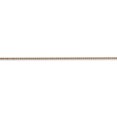 thumbnail image 3 of 14K Rose Gold Diamond Cut Rose Gold 1.00mm Spiga Chain 16 Inch, 3 of 4