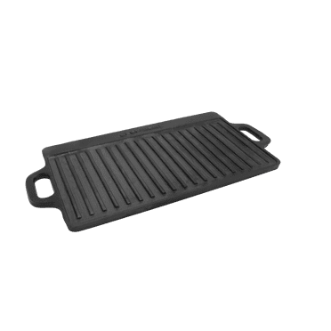 Coghlan's Reversible Pre-seasoned Cast Iron Griddle Skillet 18 x 9 in — Durable Camping Pan
