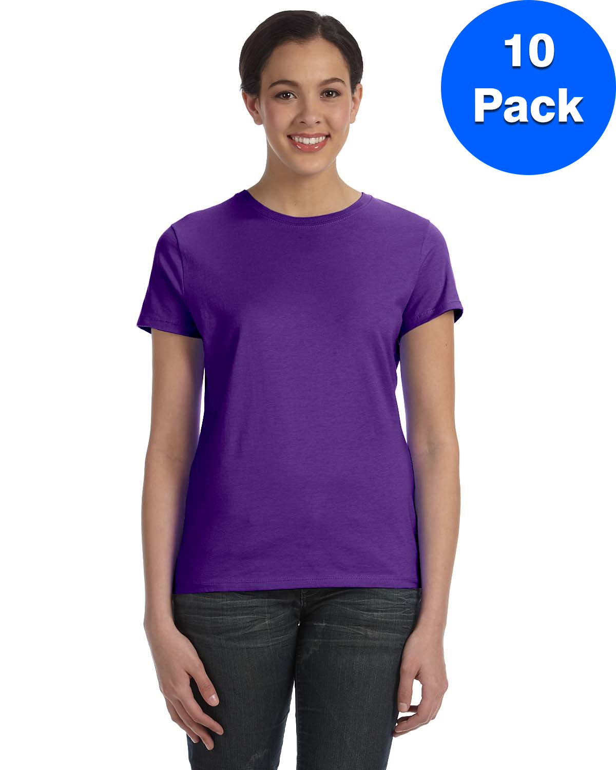 Hanes T-Shirt Perfect-T pour Femmes - SL04 (Lot de 5)