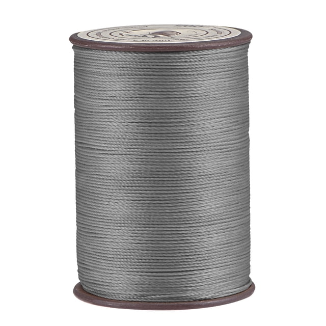 Unique Bargains Fil Ciré en Polyester Gris Pâle, 175 Verges