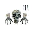 thumbnail image 1 of Scary Zombie Yard Lawn Stakes Skeleton Prop Halloween Decorations  Green, 1 of 6