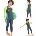 thumbnail image 2 of Combinaison de Plongée pour Enfants Combinaison Intégrale pour Enfants Garde au Chaud une-Pièce Manches Longues Protection Uv Maillot de Bain pour Surf Plongée en Apnée Natation, 2 of 9