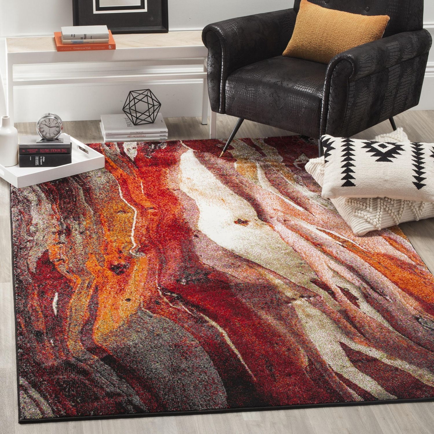 SAFAVIEH Glacier Aleesha Tapis Abstrait
