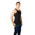 thumbnail image 1 of 3 Packs AC Basics Men's G-unit Style Cotton Tank Tops Square Cut Muscle Rib A-Shirts, 1 of 25
