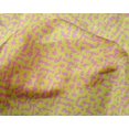 thumbnail image 5 of oneOone Silk Tabby Yellow Fabric Block Dress Material Fabric Print Fabric By The Yard 42 Inch Wide-S2, 5 of 5