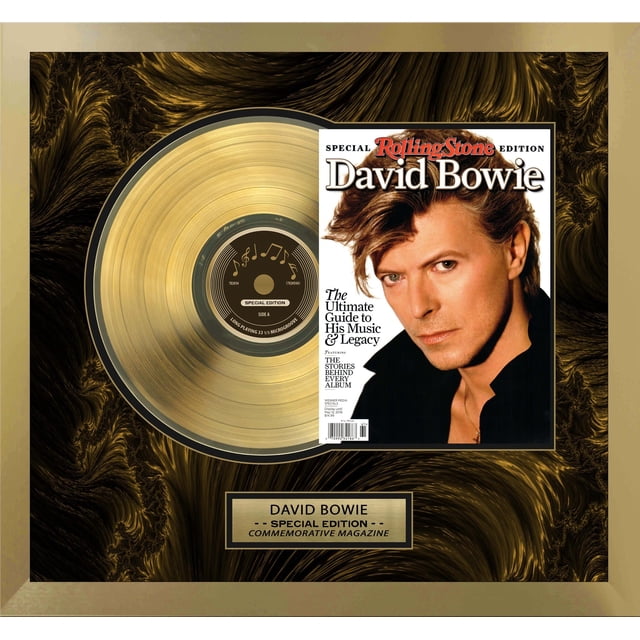David Bowie Édition Spéciale Encadrée Rolling Stone Magazine