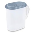 thumbnail image 1 of Sterilite Plastic Pitcher Blue Atoll Lid and Tab with Clear Base and Handle, 1 of 7