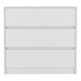 thumbnail image 2 of Pemberly Row Set of 2 Engineered Wood Dresser & Floating Nightstand in White, 2 of 10