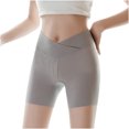 thumbnail image 2 of Womens Underwear Tummy Control Oversize Leggings High Rlasticity Large Size Half Pants Slim Fitting Leggings on Clearance, 2 of 6
