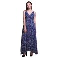 thumbnail image 1 of Bimba Robe Longue Maxi de Plage pour Femmes à Imprimé Floral, à Bretelles, Tenue de Villégiature d'Été - X-Grand, 1 of 6