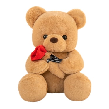 Dvkptbk Doll Bear Cadeau de la Saint-Valentin pour Petite Amie Poupée Rose Jouet en Peluche Cadeau d'Anniversaire pour Enfants Jouets Jouet Gonflable