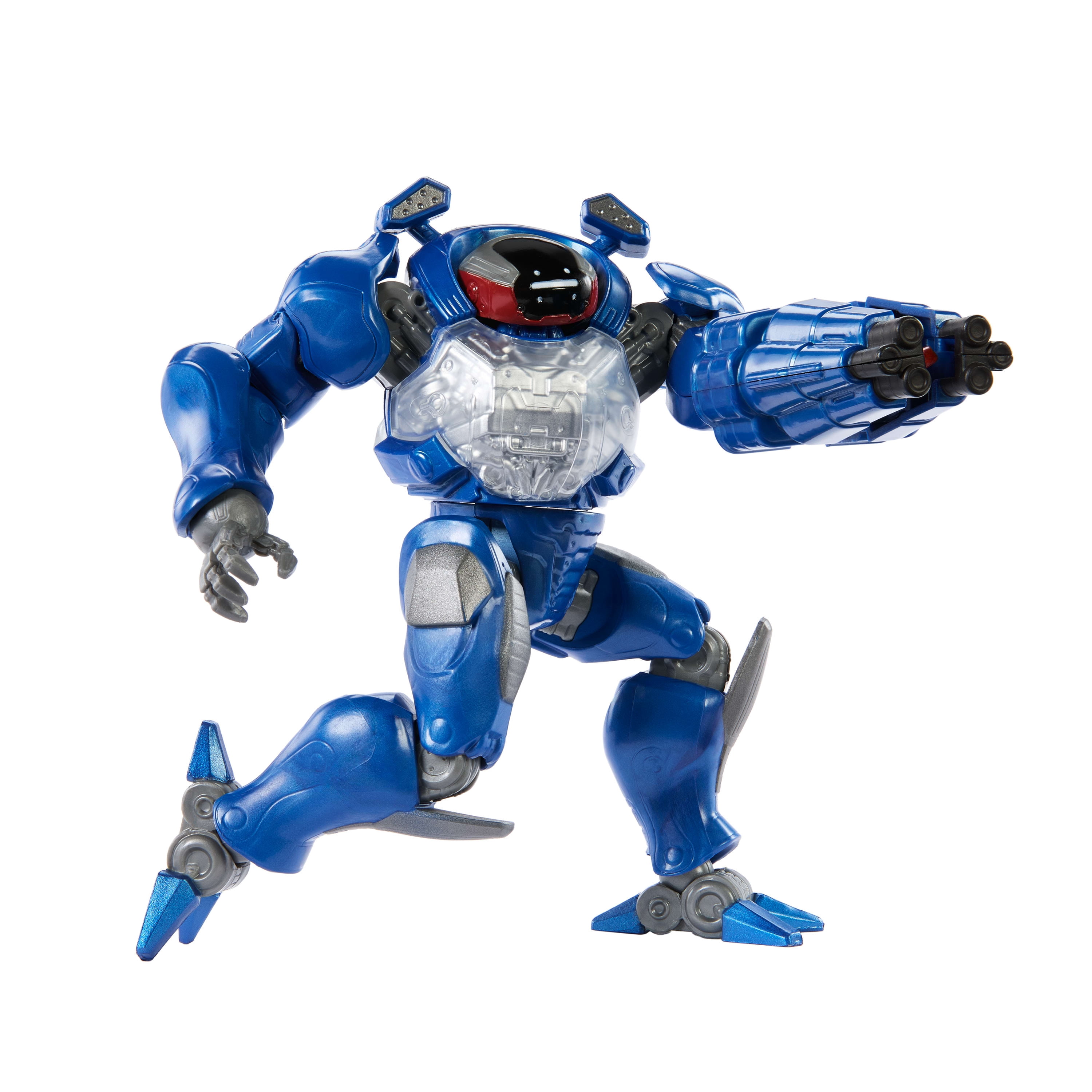 Masters of the Universe Combat Ready Roboto Figure Toy, 5.5 Inch Twist & Release Quick Draw