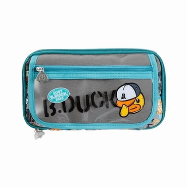 Comix Trousse à Crayons avec Compartiments, Étui de Rangement en Tissu Oxford Grande Capacité avec Fermeture Éclair pour Stylos, Outils et Fournitures de Bureau, Vert