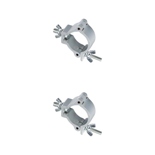 tamizeot Versatile Lighting Hook Mount for Club Exhibition Event Alloy Wrap Around Clamp Aluminum Master 2Set