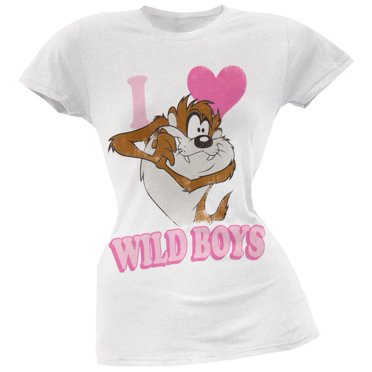 Looney Tunes - T-Shirt Junior Taz I Heart Wild pour Garçons