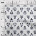 thumbnail image 1 of oneOone Cotton Poplin Fabric Leaves & Floral Block Printed Craft Fabric BTY 42 Inch Wide, 1 of 4