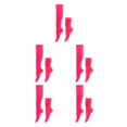 thumbnail image 2 of Youkk 2pcs Polyester Made Slouch Socks Breathable And Sweat-absorbing Elasticity Breathable Fabric Comfortable To Wear Rosy Red 5Set, 2 of 6