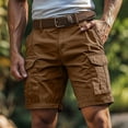 thumbnail image 1 of LIBRCLO Shorts Cargo pour Hommes avec Multiples Poches, Légers, Décontractés, de Plein Air, de Travail, pour la Randonnée et le Golf, 1 of 6