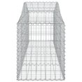 thumbnail image 3 of vidaXL Arched Gabion Baskets 12 pcs 200x50x60/80 cm Galvanised Iron, 3 of 4