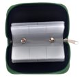 thumbnail image 3 of KAKOWELY Étui Porte-Mémoire Portable 22 Emplacements SD SDHC MMC CF Micro SD Étui Porte-Mémoire Pochette Sac de Rangement à Fermeture à Glissière Protecteur (Vert) 4.53"X2.76"X0.79 Pouces, 3 of 4