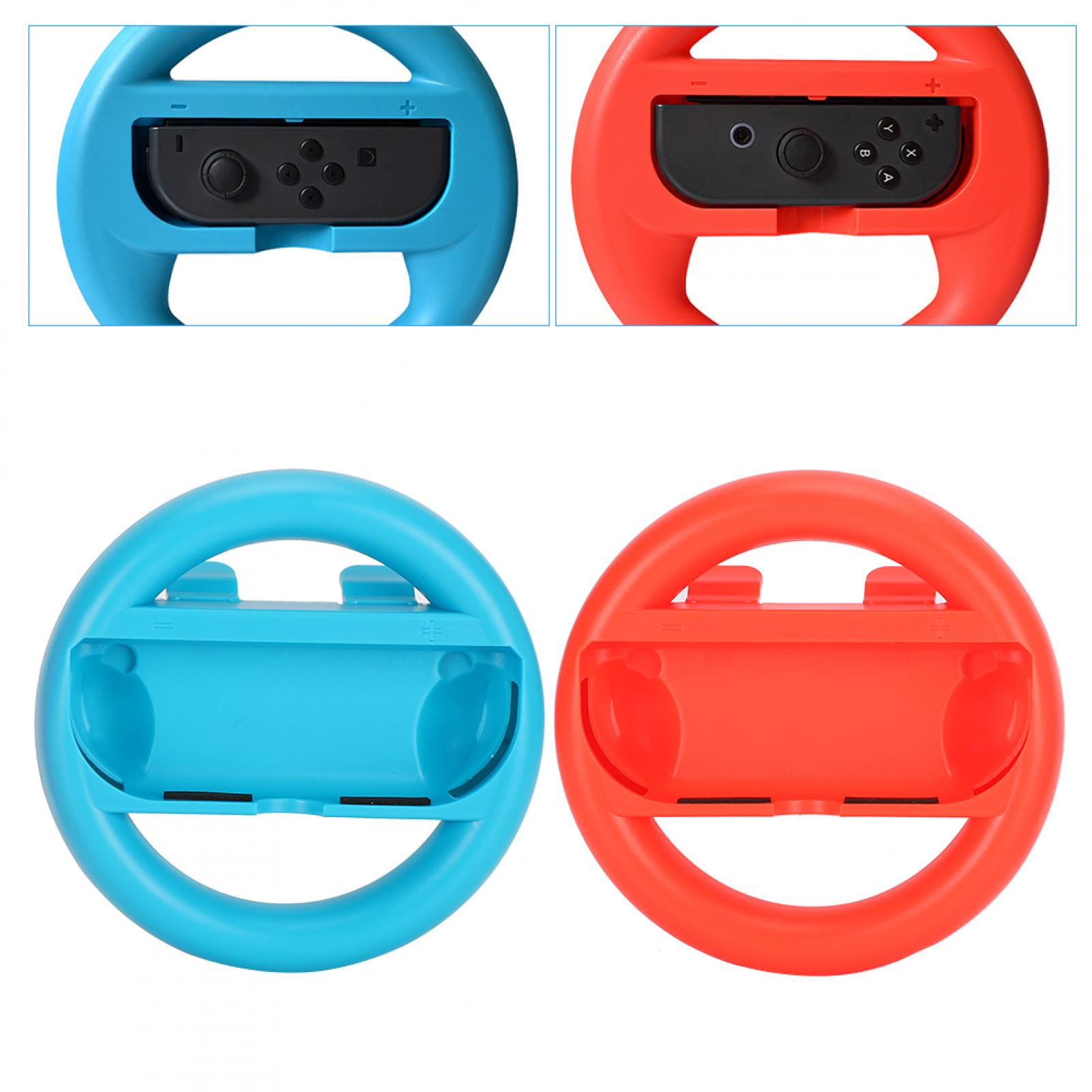 Jeu de Course Électronique, Contrôleur de Jeu de Course pour Mario Kart Poignée Gauche et Droite Volant pour Switch