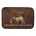 thumbnail image 2 of Carolines Treasures SB3084DDM Welcome to the Ranch With the Cow & Baby Dish Drying Mat, 2 of 4