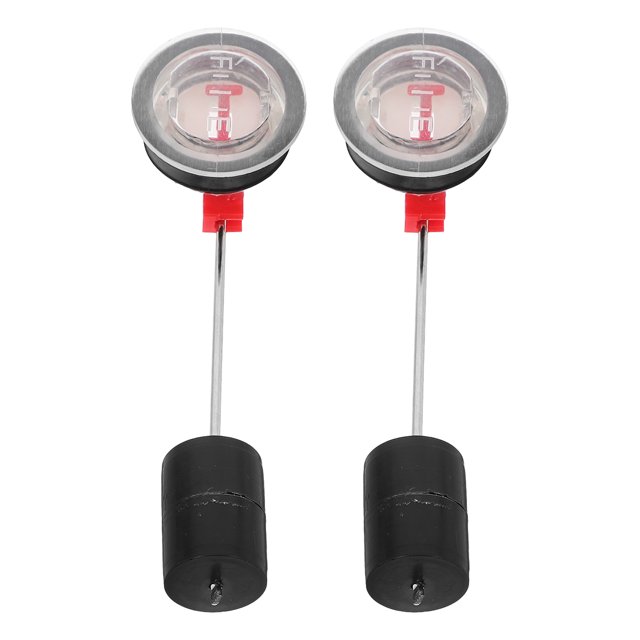 SHISUYAN Acrylic Fuel Gauge for Generator with Cylindrical Float Rod for Home Use Multi Color 2 Pieces