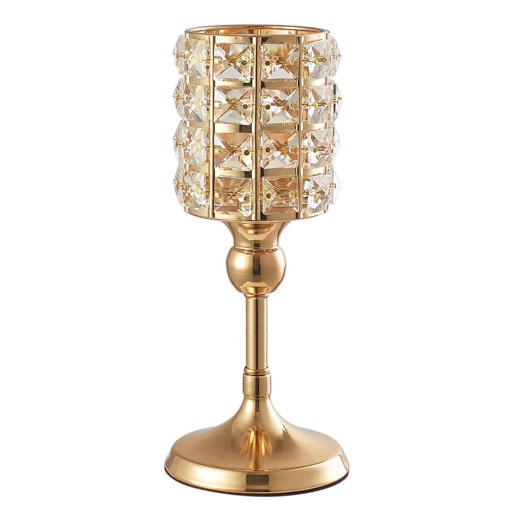 Bamboohart Crystal Holder Stand Centerpieces Restaurants - H 26cm