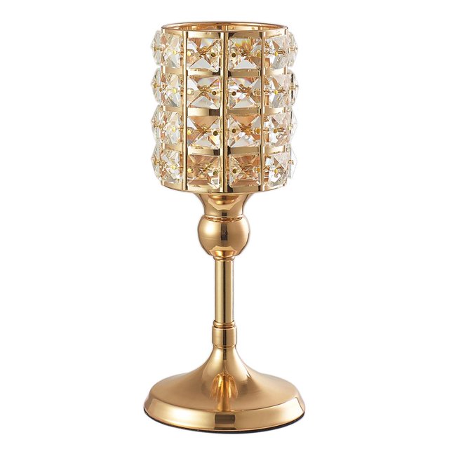 Bamboohart Crystal Holder Stand Centerpieces Restaurants - H 26cm