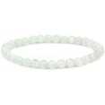 thumbnail image 1 of Bracelet Extensible Unisexe en Perles Rondes de 6 mm en Pierre de Lune Blanche Naturelle, 1 of 4