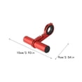 thumbnail image 3 of Support d'Extension de Guidon de Vélo de Route en Alliage Lumière de Cyclisme Lampe Téléphone Antirouille Rallonge Support de Téléphone Mobile de Cyclisme Extérieur avec Vis d'Installation Rouge, 3 of 6