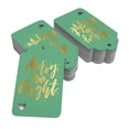 thumbnail image 2 of Inkdotpot Pack Of 100 Merry And Bright Christmas Favor Paper Tags Craft Real Gold Foil Hang Tags, 2 of 6