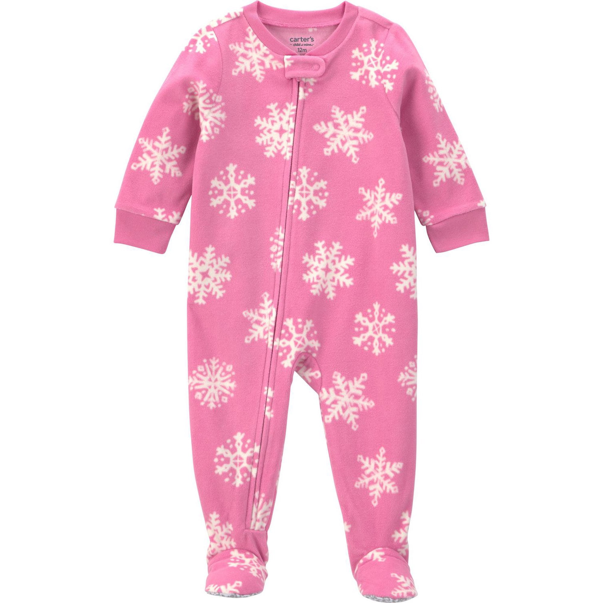 Carter's Child Of Mine Carter's Child Of Mine Baby Holiday Fleece One-Piece Pajama