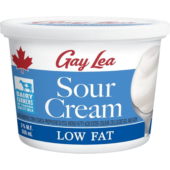 Gay Lea Crème Sûre Faible en Gras