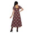 thumbnail image 4 of Moomaya Robe Kurti Longue Indienne Imprimée en Coton Tunique Robes pour Femmes, 4 of 6