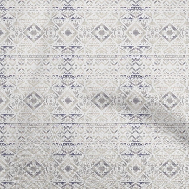 oneOone Rayon Beige Fabric Tribal Sewing Craft Projects Fabric Prints By Yard 56 Inch Wide