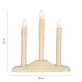 thumbnail image 2 of Holiday Time Noël 3 Lumières Candelabra Avec Ampoules Claire, 2 of 4